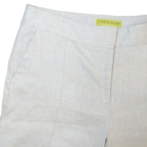 Sigrid Olsen Signature Linen Pants - Picture 6 of 7
